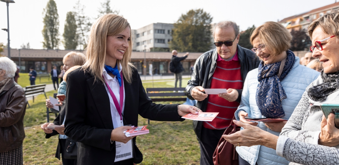 Intitolazione del giardino di Cascina Fossata a Nella Colombo
