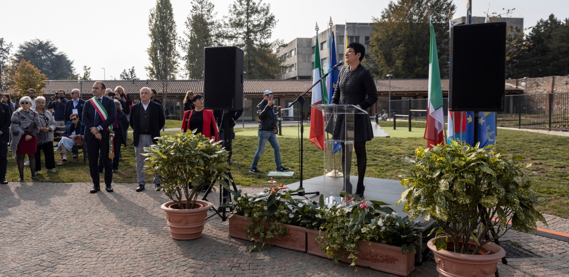 Intitolazione del giardino di Cascina Fossata a Nella Colombo